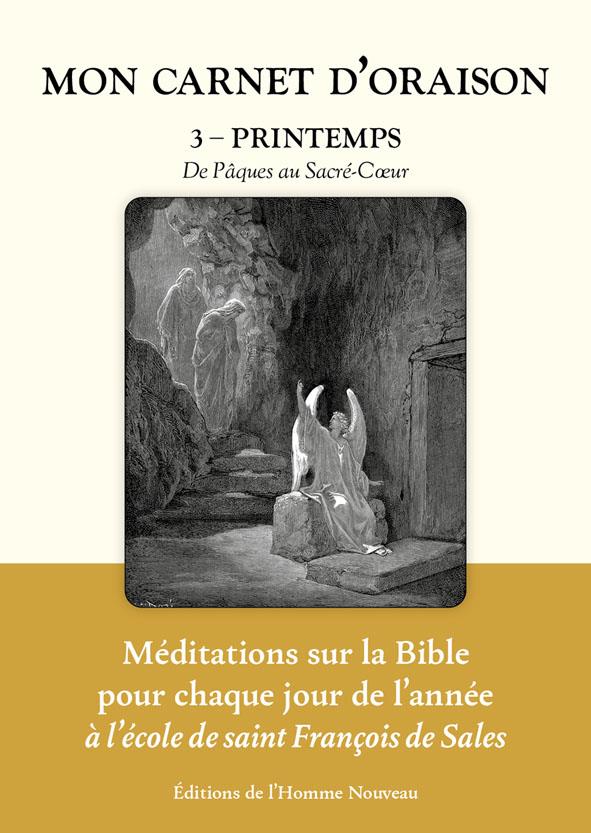 Couverture : Mon Carnet d'Oraison 3 - Printemps, de Pâques au Sacré-Coeur
