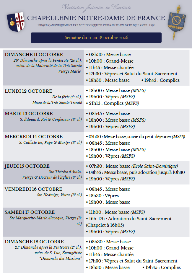 Cette semaine